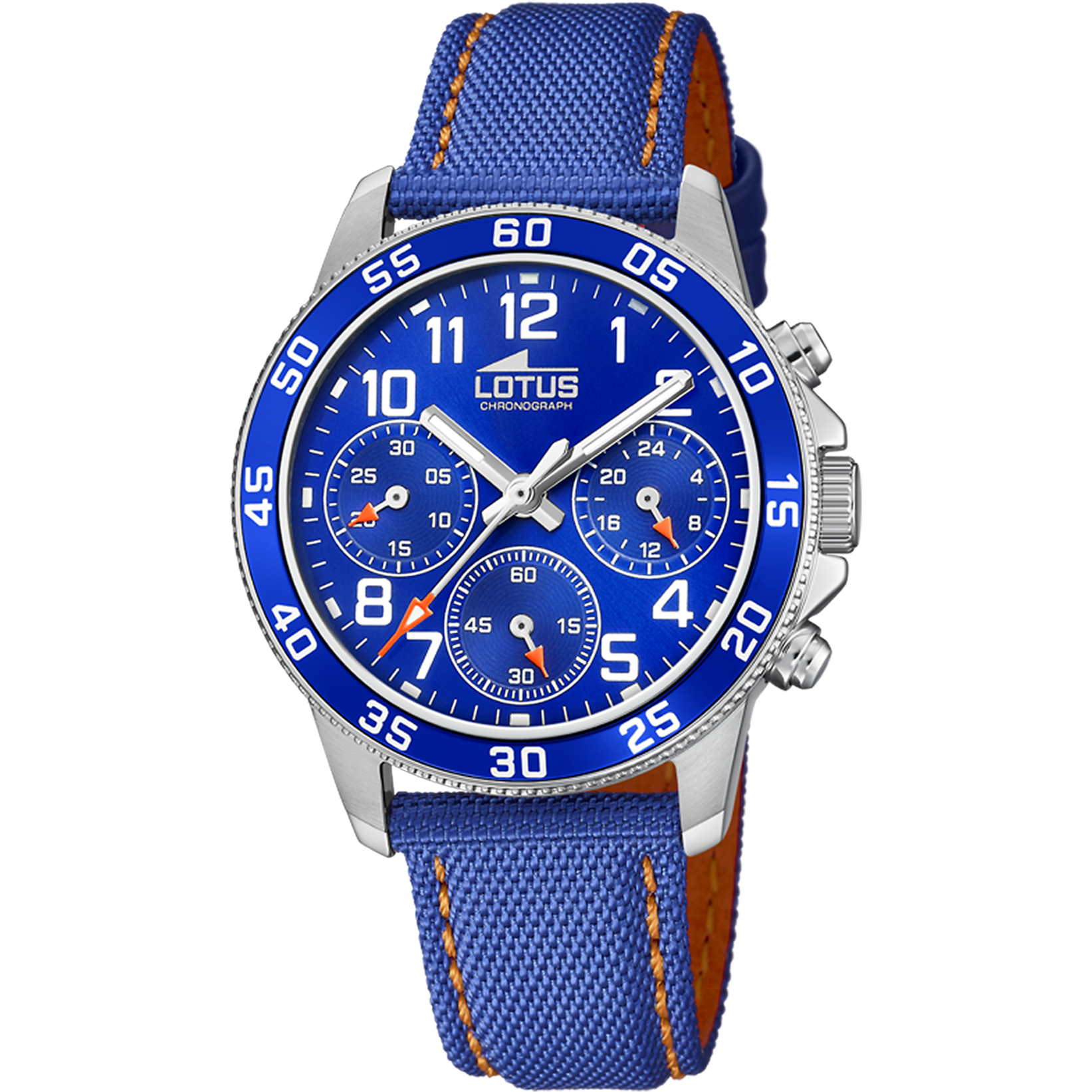 Relógio lotus junior collection 18581/6 azul pulsera de couro, infantil_PRODUCT