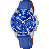 Relógio lotus junior collection 18581/6 azul pulsera de couro, infantil_PRODUCT