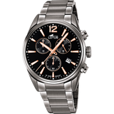 Relógio lotus chrono 18682/2 preto pulsera de aço, homem_PRODUCT