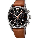 Relógio lotus chrono 18683/2 preto pulsera de pele, homem_PRODUCT