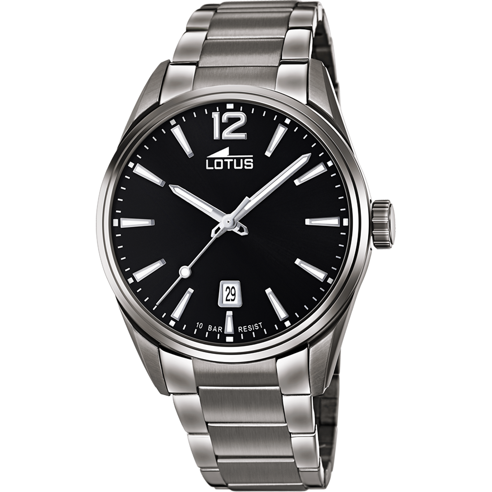 Relógio lotus chrono 18684/3 preto pulsera de aço, homem_PRODUCT