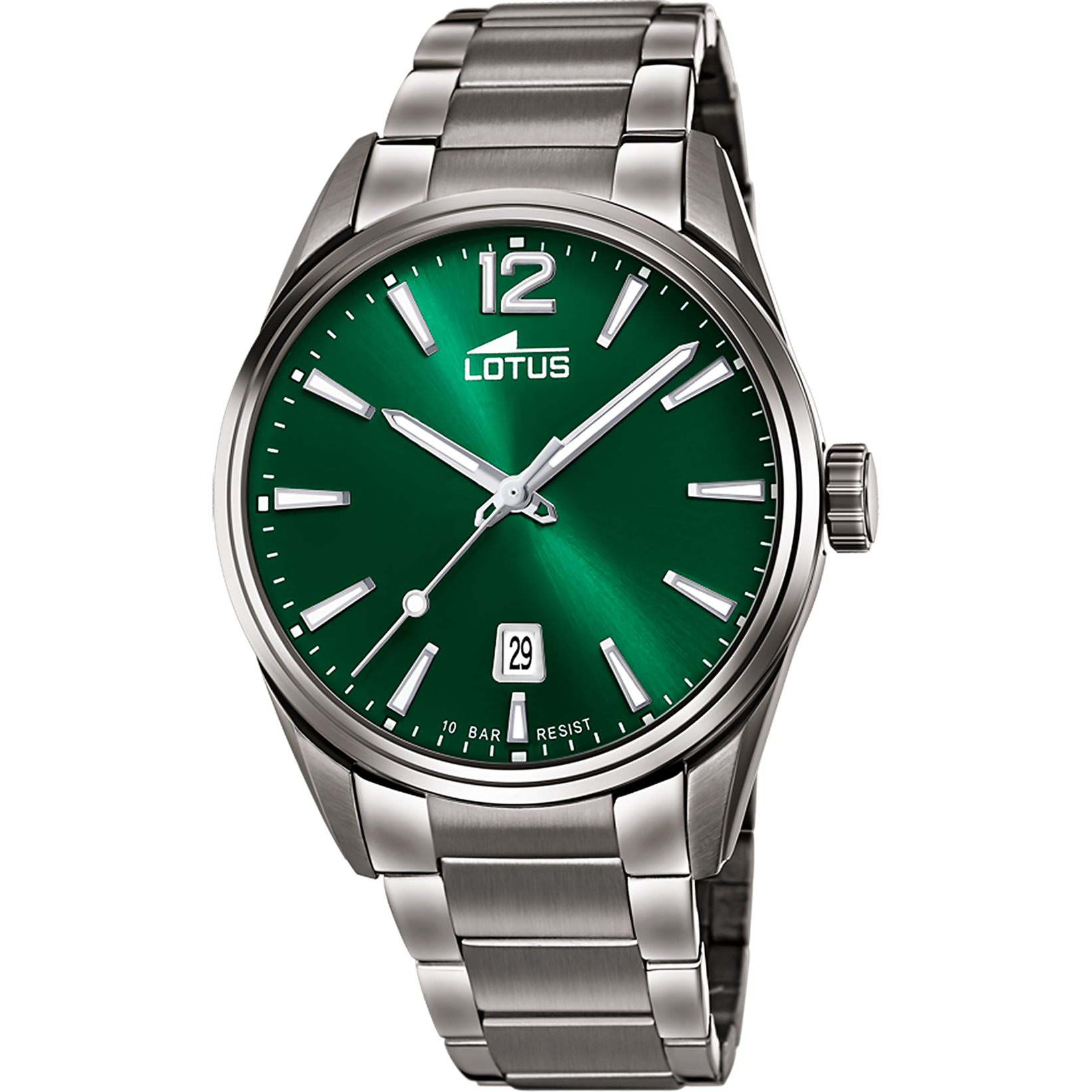 Relógio lotus chrono 18684/4 verde pulsera de de aço inoxidável, homem_PRODUCT