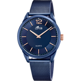 Relógio lotus smart casual 18735/1 azul pulsera de aço, homem