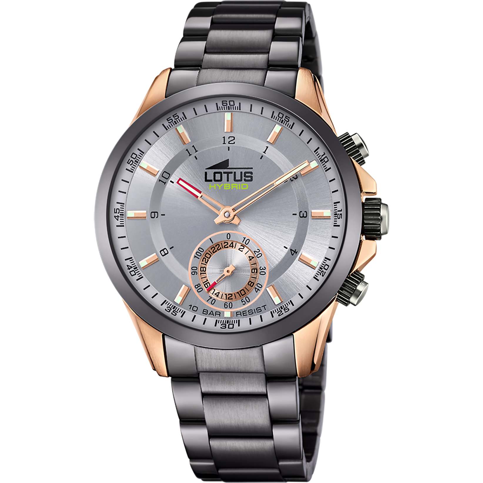 Relógio lotus 18808/1 prata cinza pulsera de de aço inoxidável, homem_PRODUCT