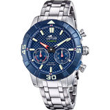 Relógio lotus 18810/3 azul pulsera de 316l de aço inoxidável, homem