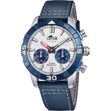 Relógio lotus 18811/1 prata cinza pulsera de couro, homem_PRODUCT