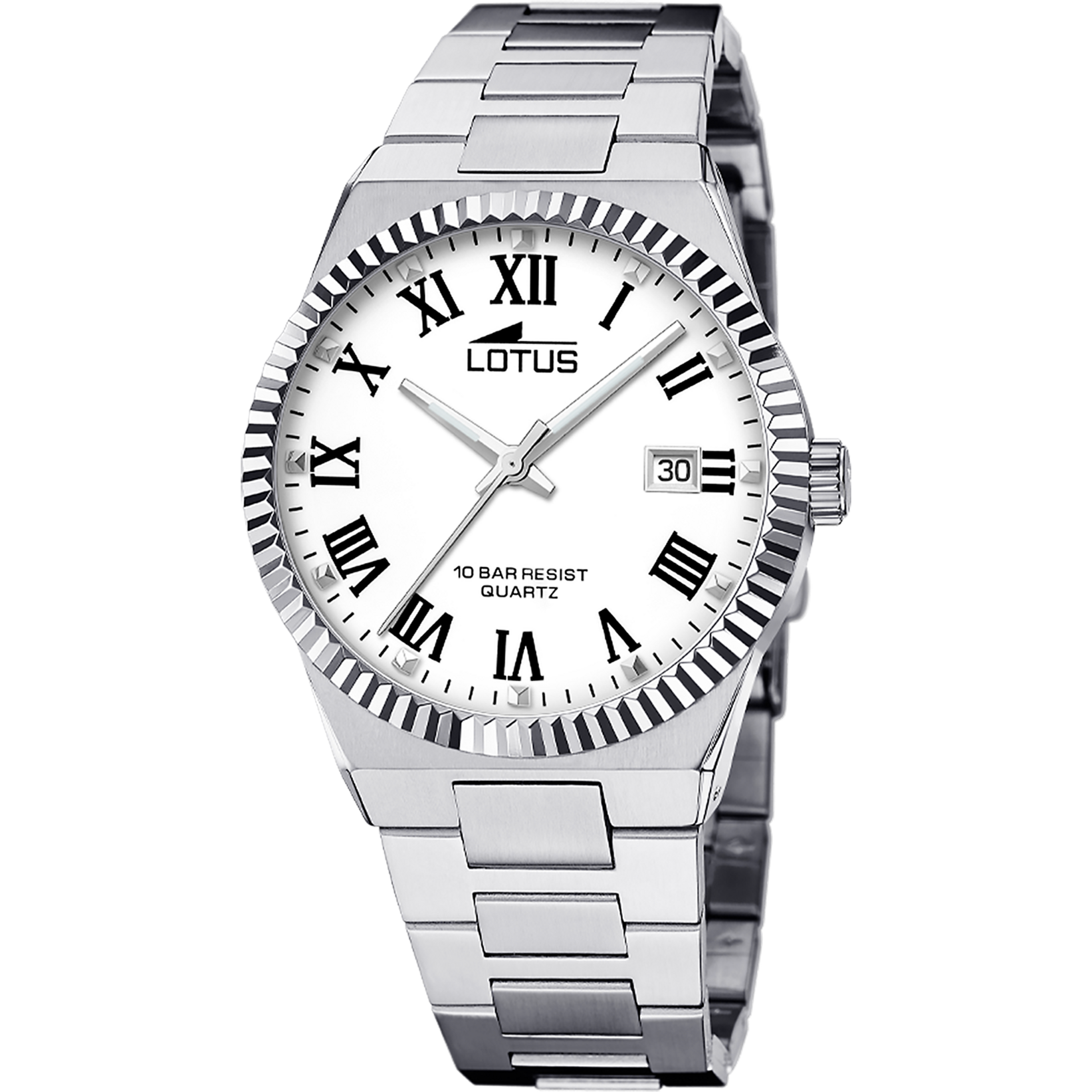 Relógio lotus 18835/4 branco pulsera de 316l de aço inoxidável, homem_PRODUCT