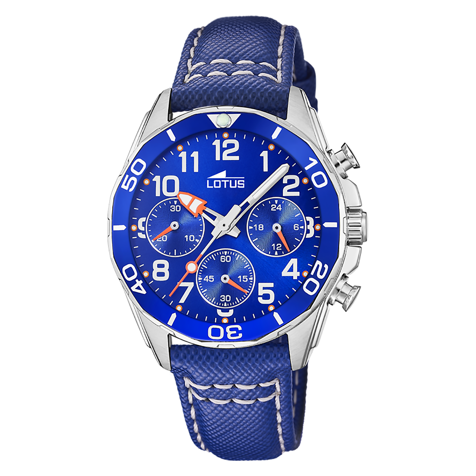 Relógio lotus junior collection 18859/1 azul pulsera de couro, infantil_PRODUCT