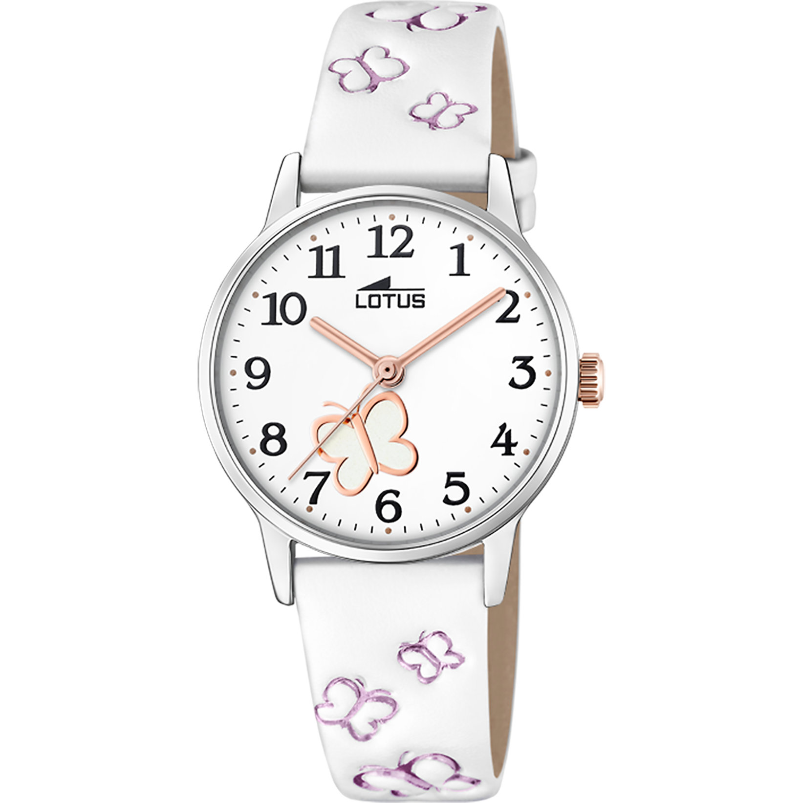 Relógio lotus junior collection 18864/1 branco pulsera de couro, infantil_PRODUCT