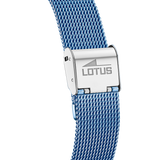 Relógio lotus 18878/1 azul pulsera de 316l de aço inoxidável, mulher