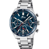 Relógio lotus 18916/4 azul pulsera de 316l de aço inoxidável, homem