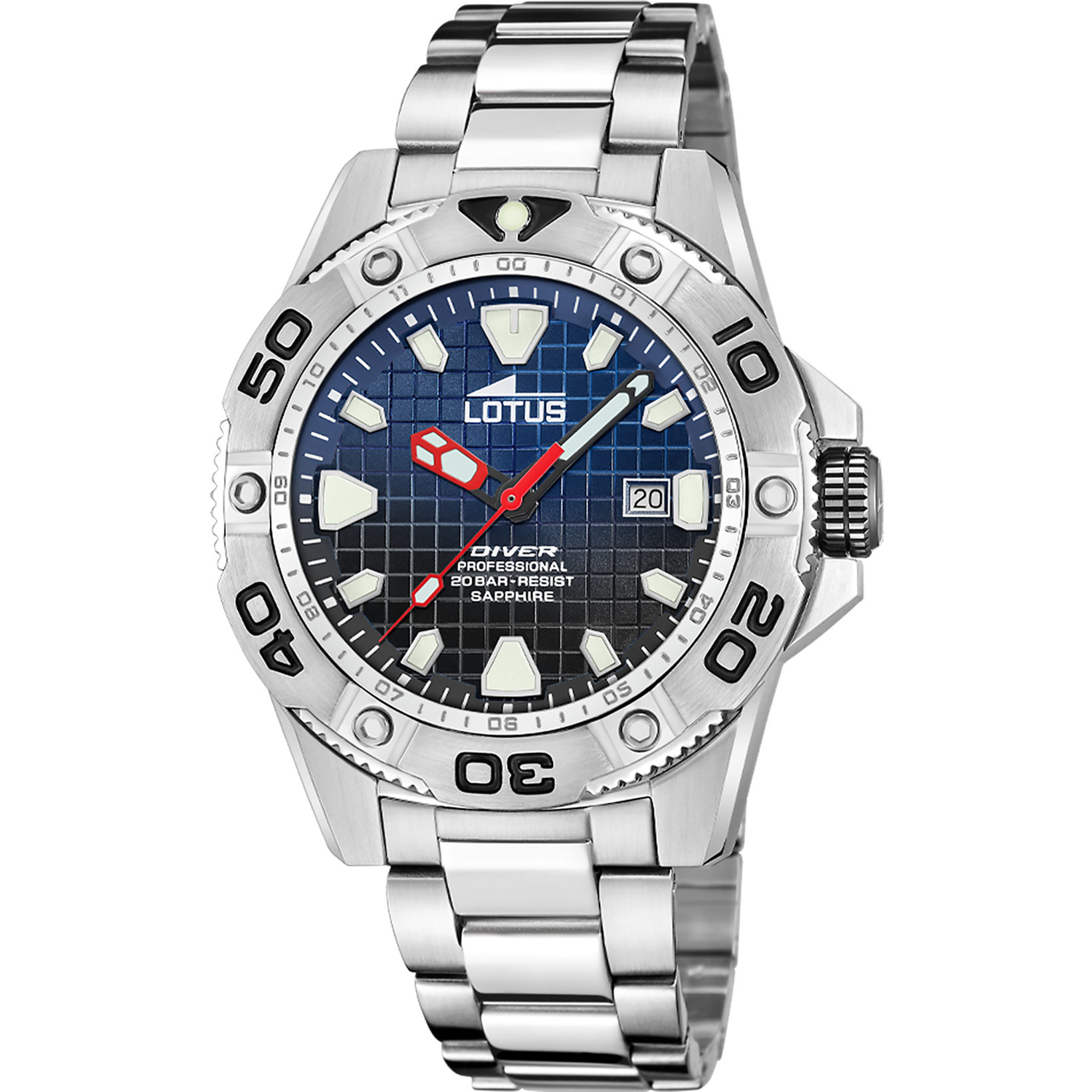 Relógio lotus 18929/e azul pulsera de de aço inoxidável, homem_PRODUCT