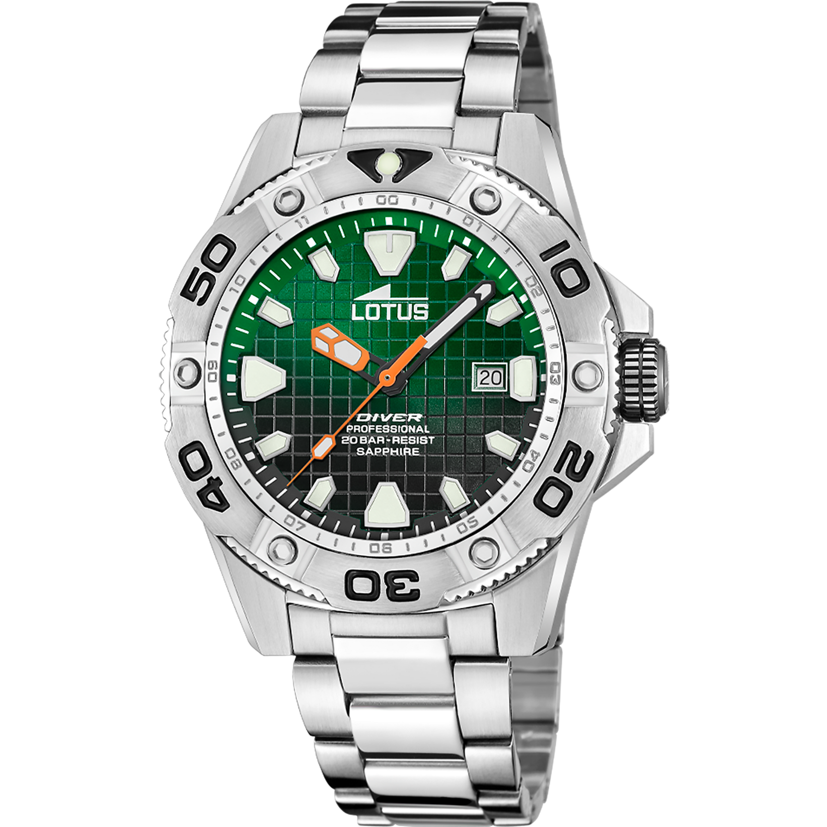 Relógio lotus 18929/f verde pulsera de de aço inoxidável, homem_PRODUCT