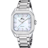 Relógio de mulher square series madrepérola com bracelete em aço 18967/2_PRODUCT