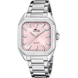 Relógio de mulher square series rosa claro com bracelete em aço 18967/3_PRODUCT