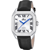 Relógio de mulher square series branco com bracelete em pele preta 18968/1_PRODUCT