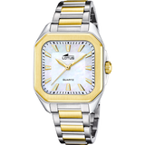 Relógio lotus 18969/2 bege pulsera de 316l de aço inoxidável, mulher