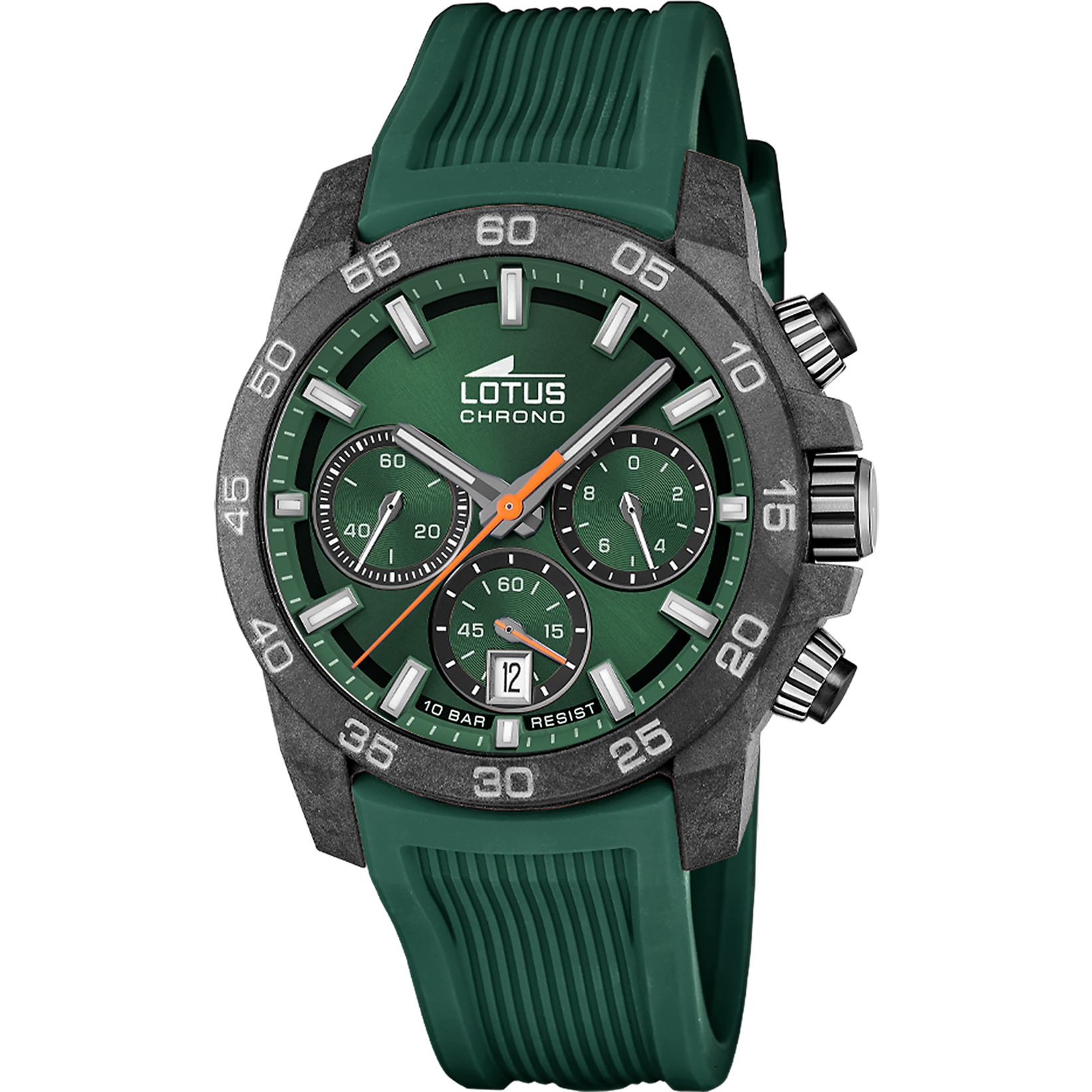 Relógio lotus chrono 18974/2 verde pulsera de borracha, homem_PRODUCT