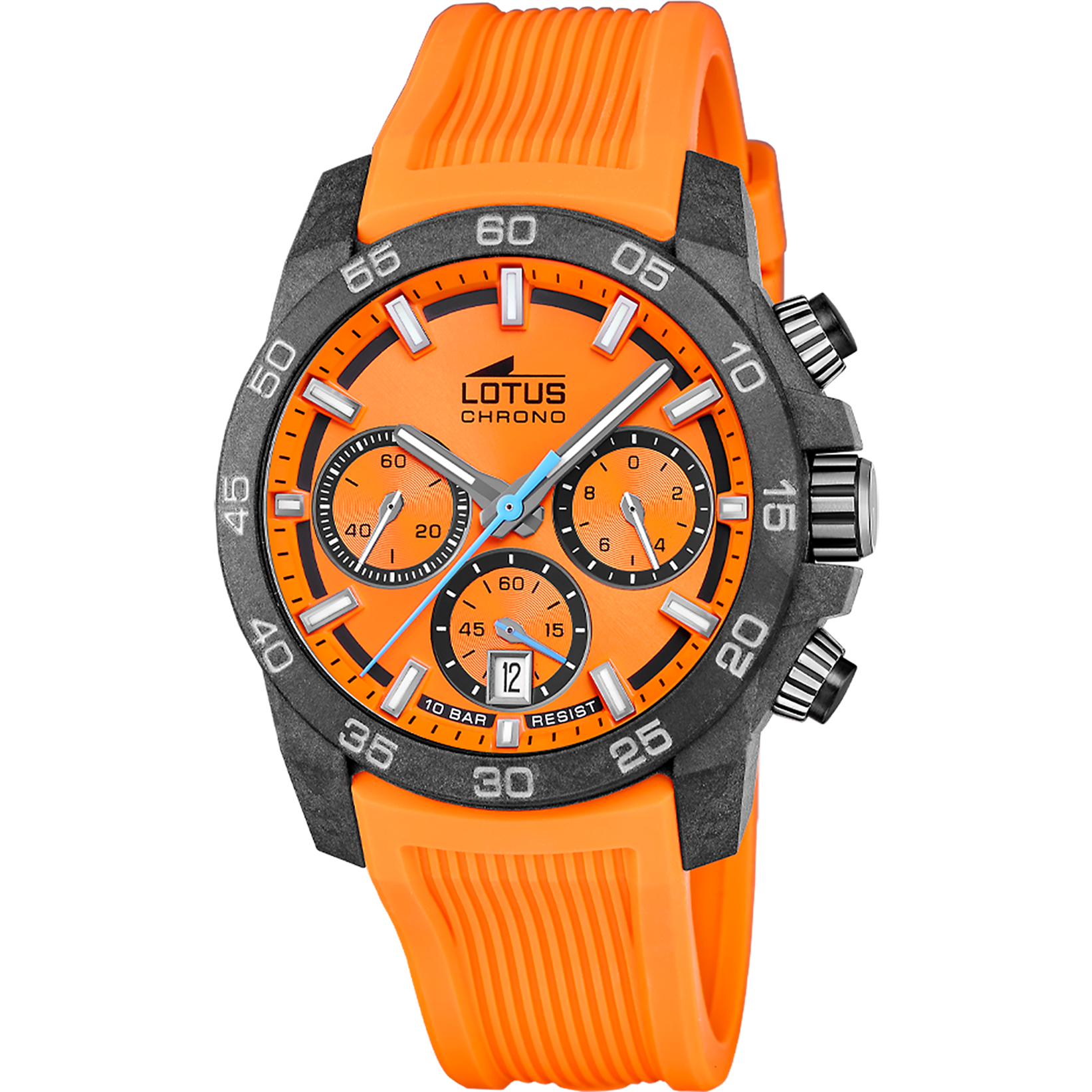 Relógio lotus chrono 18974/6 laranja pulsera de borracha, homem_PRODUCT