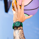 Relógio lotus chrono 18976/2 verde pulsera de borracha, homem_LIFESTYLE