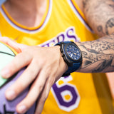 Relógio lotus chrono 18976/3 azul pulsera de borracha, homem_LIFESTYLE