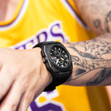 Relógio lotus chrono 18976/4 preto pulsera de borracha, homem_LIFESTYLE