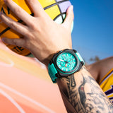 Relógio lotus chrono 18976/5 azul pulsera de borracha, homem_LIFESTYLE