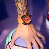 Relógio lotus chrono 18976/6 laranja pulsera de borracha, homem_LIFESTYLE