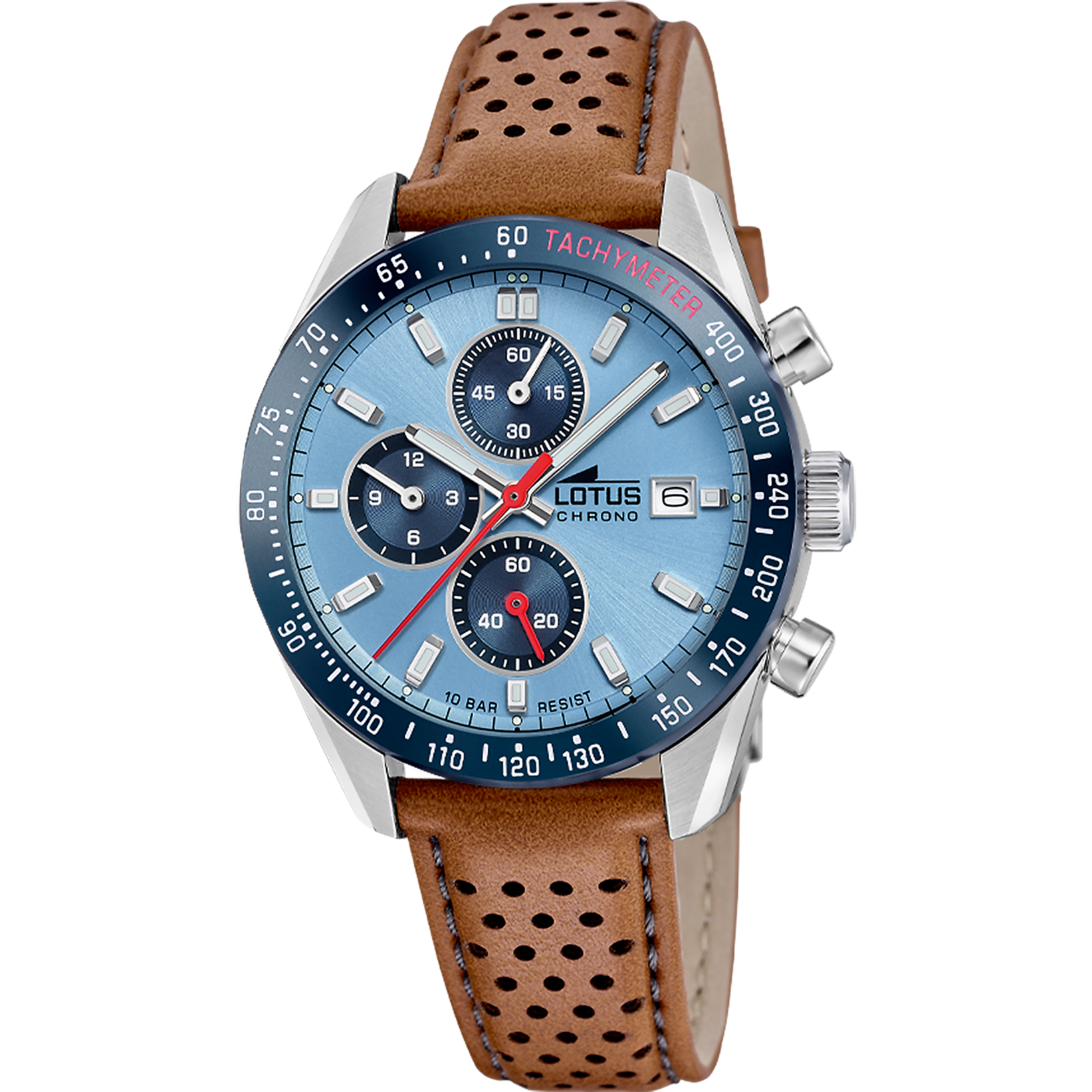 Relógio lotus chrono 18995/2 azul pulsera de couro, homem_PRODUCT
