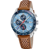 Relógio lotus chrono 18995/2 azul pulsera de couro, homem_PRODUCT