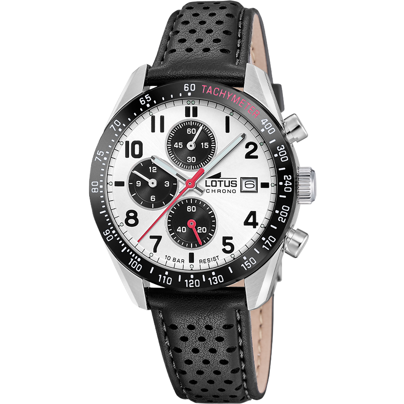 Relógio lotus chrono 18995/3 branco pulsera de couro, homem_PRODUCT