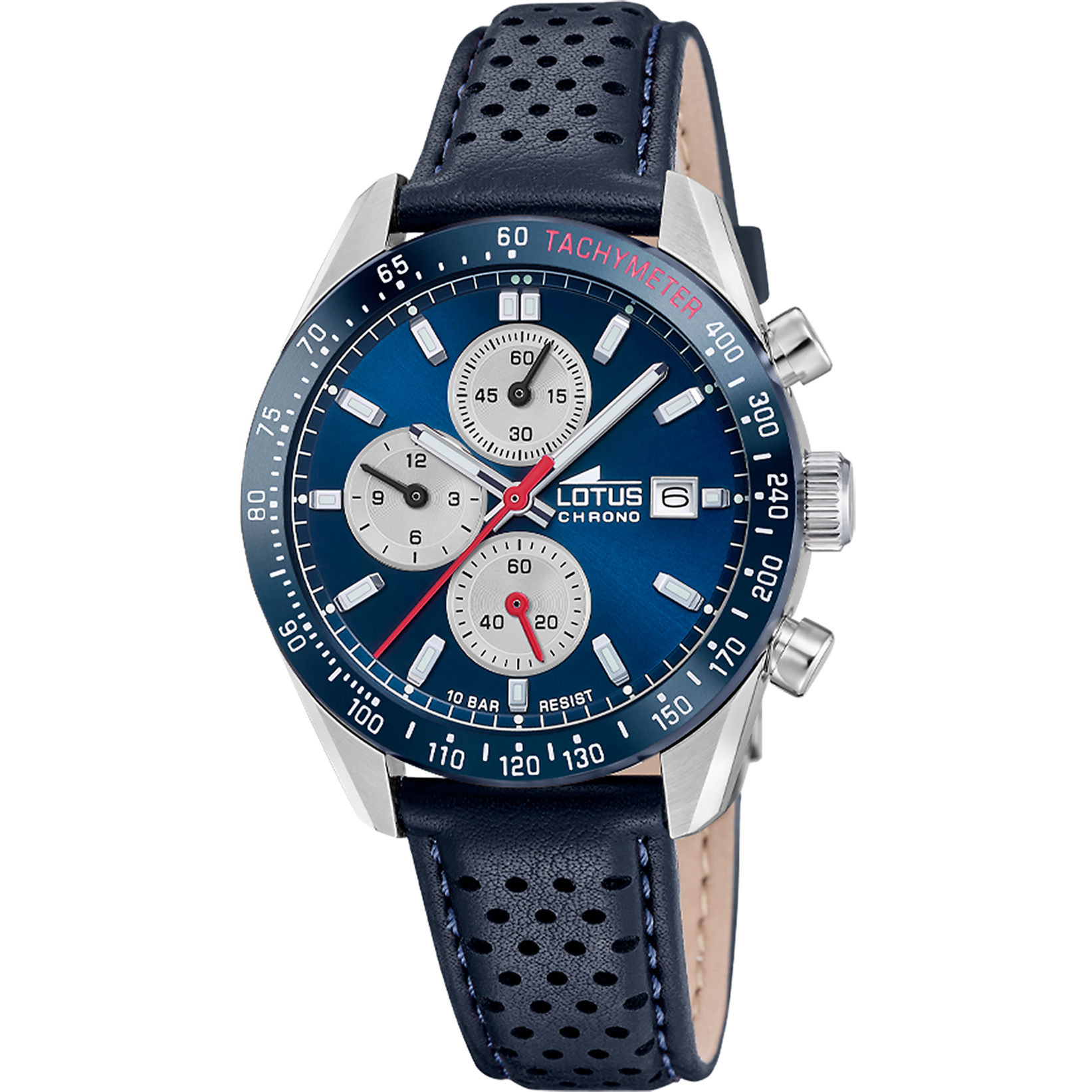 Relógio lotus chrono 18995/5 azul pulsera de couro, homem_PRODUCT