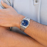 Relógio lotus automatic 18999/2 azul pulsera de 316l de aço inoxidável, homem_LIFESTYLE