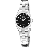 Relógio de senhora lotus 2gether 19006/4 mostrador preto e pulseira de aço_PRODUCT