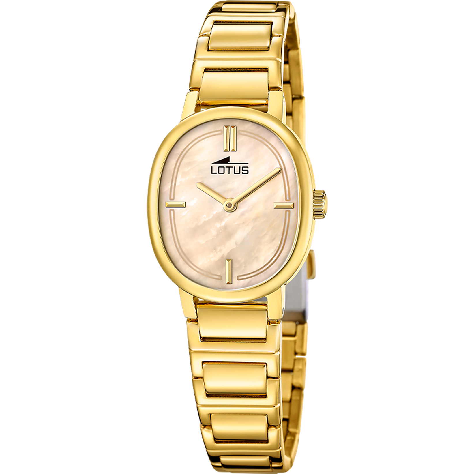 Relógio lotus 19013/2 bege mulher_PRODUCT