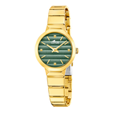 Relógio feminino lotus old money 19028/3 com mostrador verde e pulseira de aço_PRODUCT