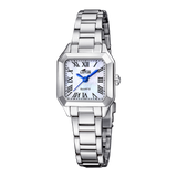 Relógio feminino lotus old money 19034/2 com mostrador branco e pulseira de aço_PRODUCT