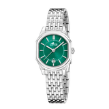Relógio feminino lotus old money 19043/3 com mostrador verde e pulseira de aço_PRODUCT