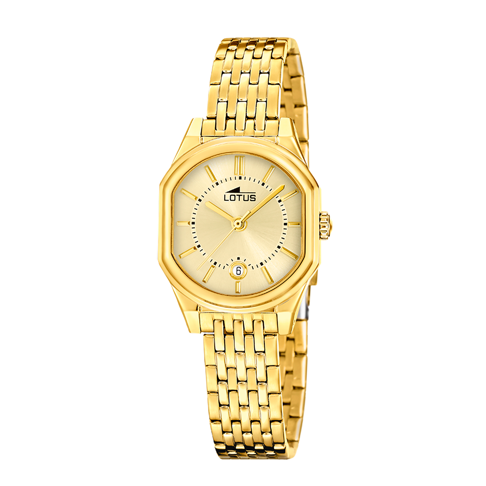 Relógio lotus 19045/2 bege mulher_PRODUCT