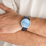 Relógio lotus minimalist for him 19065/1 azul pulsera de couro, homem_LIFESTYLE
