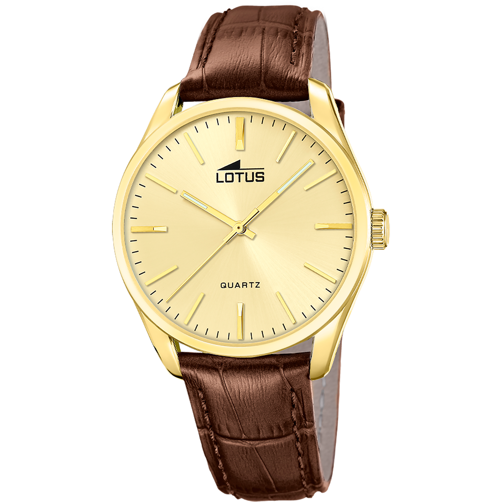 Relógio lotus minimalist for him 19067/1 dourado pulsera de couro, homem_PRODUCT