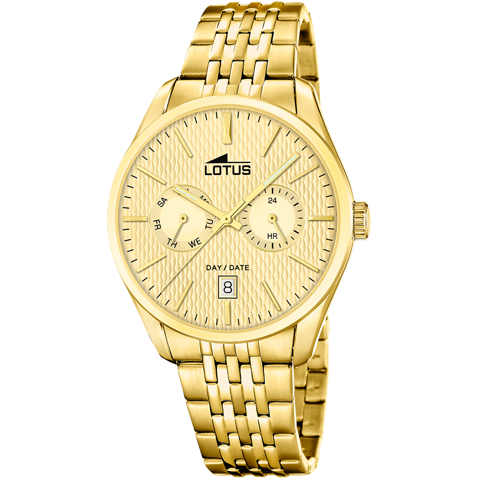 Relógio lotus multifunction collection 19074/1 dourado pulsera de de aço inoxidável, homem_PRODUCT