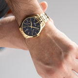 Relógio lotus multifunction collection 19074/2 azul pulsera de de aço inoxidável, homem_LIFESTYLE