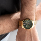 Relógio lotus multifunction collection 19074/3 verde pulsera de de aço inoxidável, homem_LIFESTYLE