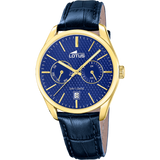 Relógio lotus multifunction collection 19075/2 azul pulsera de couro, homem_PRODUCT