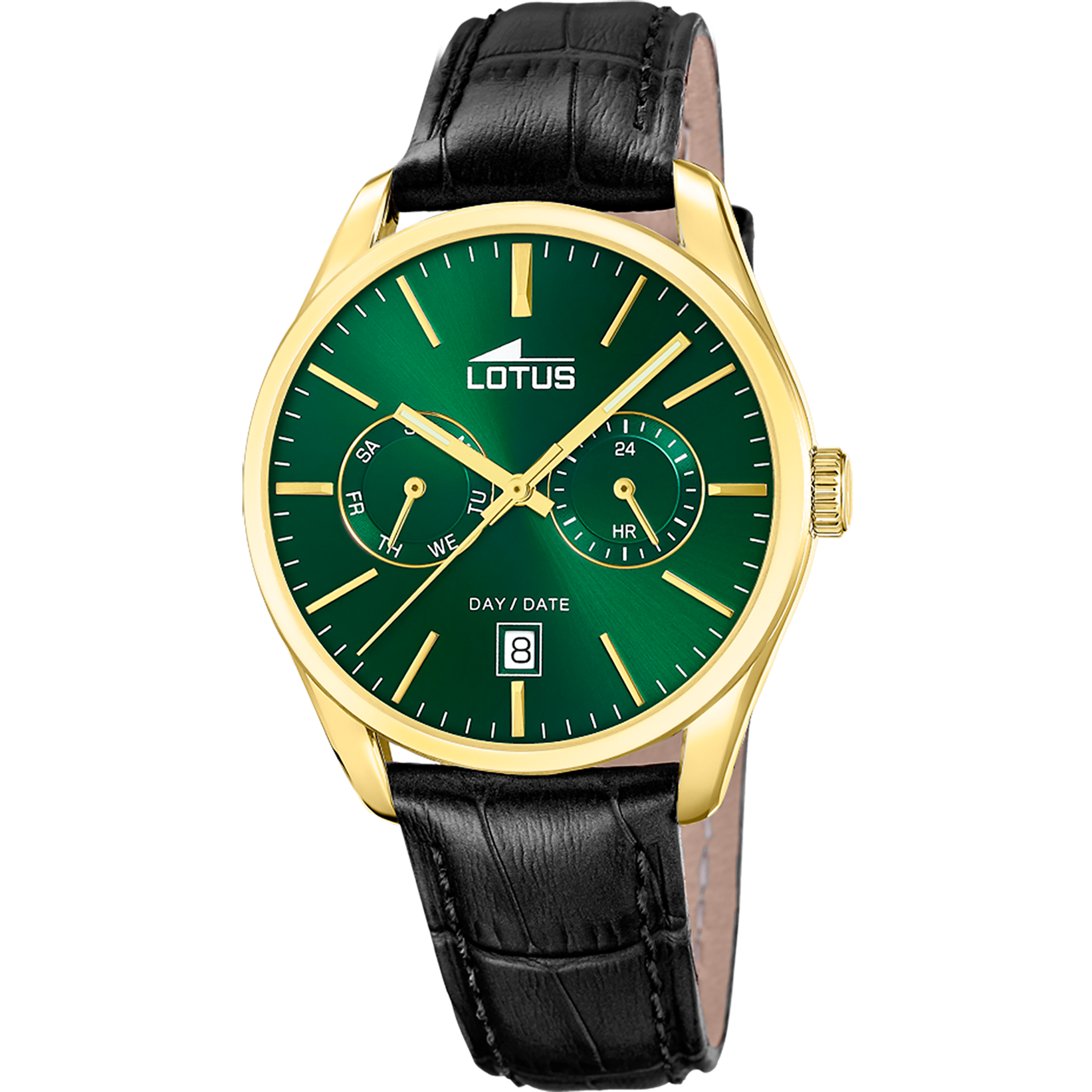 Relógio lotus multifunction collection 19075/3 verde pulsera de couro, homem_PRODUCT