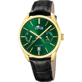 Relógio lotus multifunction collection 19075/3 verde pulsera de couro, homem_PRODUCT