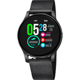 Smartwatch lotus 50002/a com pulseira de aço inoxidável 316l, bluetooth, feminino