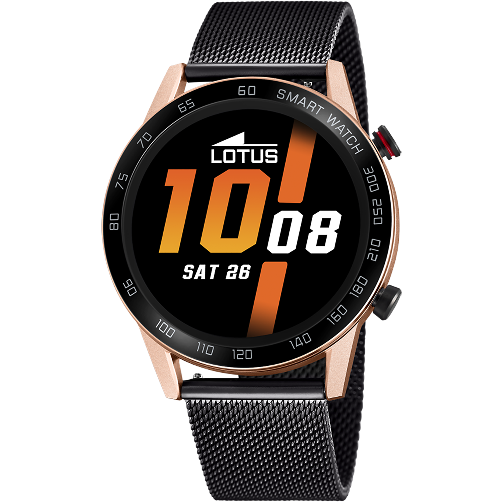 Smartwatch lotus 50025/1 com pulseira de aço inoxidável, bluetooth, masculino_PRODUCT