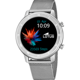 Smartwatch lotus 50037/1 com pulseira de aço inoxidável 316l, bluetooth, masculino